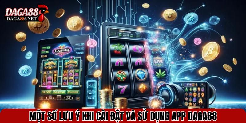Một số lưu ý khi cài đặt và sử dụng app DAGA88